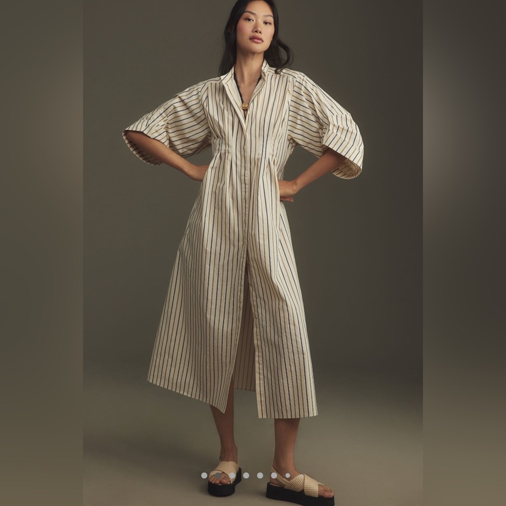 Anthropologie Mare Mare Striped Midi Dress - NWT - XL